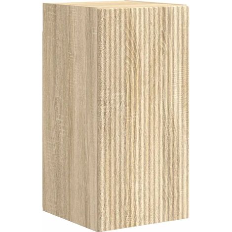 Mueble TV de pared moderno con almacenamiento práctico 30 x 31 x 60 cm de madera contrachapada sonoma 020054953 (1/5)