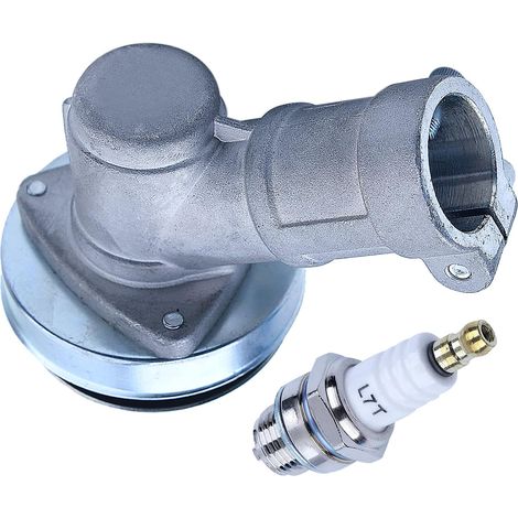 Tête d'engrenage de boîte de vitesses 28mm diam tige carrée M10X1.25LH débroussailleuse coupe-herbe trimmer tondeuse à gazon avec bougie (1/5)