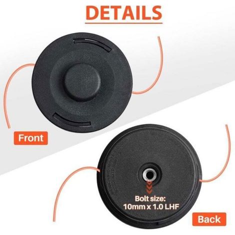 Autocut 25-2 Tête pour Stihl Débroussailleuse, Bobine AutoCut 25-2 Tete Faucheuse compatible avec Stihl FS44 FS55 FS56 FS74 FS80 FS (1/4)