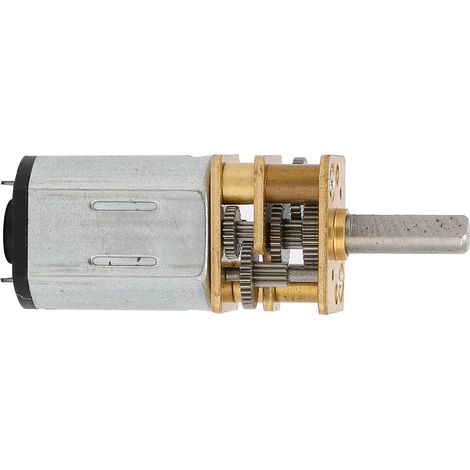 Moteur réducteur JW‑12FN20 6V CC 50 tr/min pour serrures électroniques et automatisation, arbre 3x10mm (1/5)