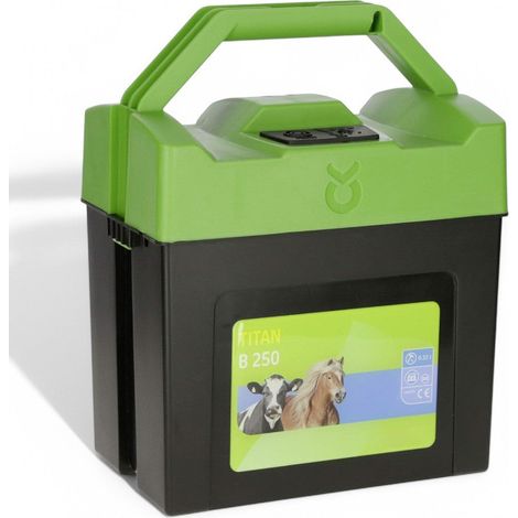 Elettrificatore a pila a secco 9V per elettrorecinzioni animali