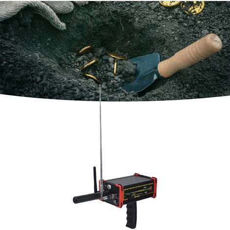 Système de recherche de détecteur de métaux d'une portée de 1000 mètres, équipement de scanner détecteur de métaux avec une profondeur de détection de 30 mètres, norme britannique 100-240V, bordure ro (1/5)