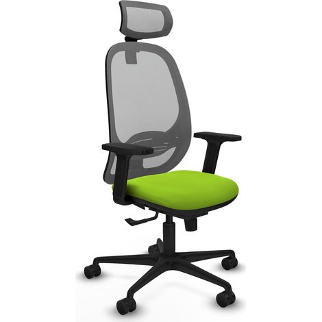 Silla de oficina piqueras y crespo Cilanco gris piel sintética (1/2)