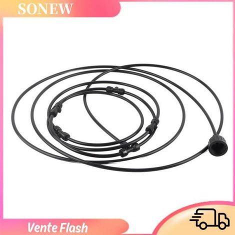 Kit De Brumisation Extérieure - Système De Refroidissement Par Brumisation Pour Ventilateur - Jusqu À 20 ℃ De Réduction De Température - 4 Buses En Laiton - 3 M Tuyau - 1 Unité (1/5)