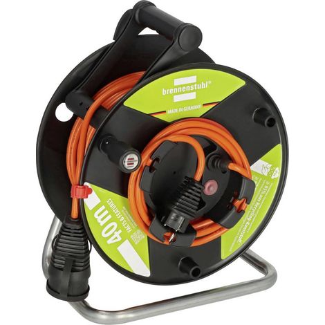 Brennenstuhl 1188500 Avvolgicavo 38 m Arancione Spina schuko (1/5)