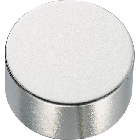TRU COMPONENTS 505796 Magnete permanente Rotondo (Ø x A) 20 mm x 10 mm N35 1.18 - 1.24 T Temperatura limite (max.): 80