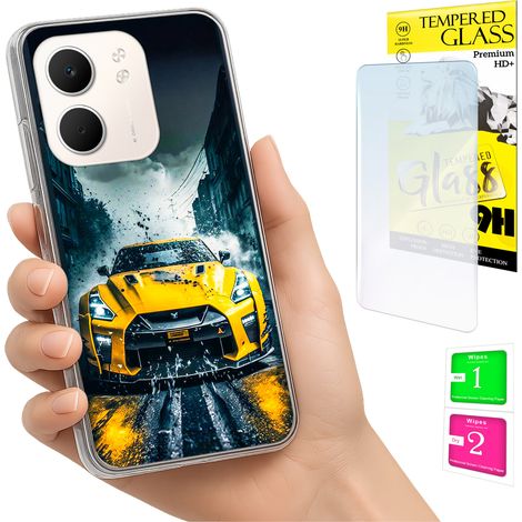 Funda para Oppo A5X Photo, tapa trasera + cristal 9H (1/5)