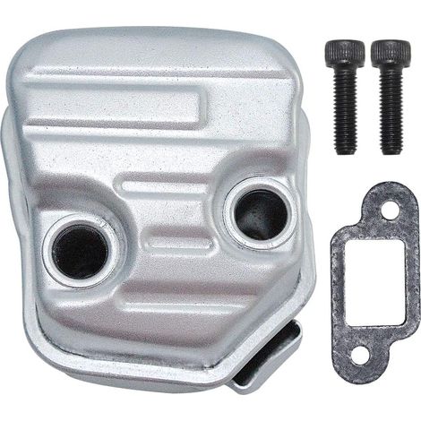 Silencieux d’échappement avec ensemble de vis et joint pour tronçonneuse Stihl MS181 MS181C MS171 pièce de rechange 1139 140 0604 (1/5)