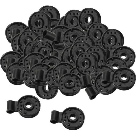 CSPARKV 50Pcs Clips de bâche - Pince de Serrage pour auvent Coupe-Vent - Accessoire de Clips de Tente pour Camping, bâches, Toile d'ombrage de (1/5)