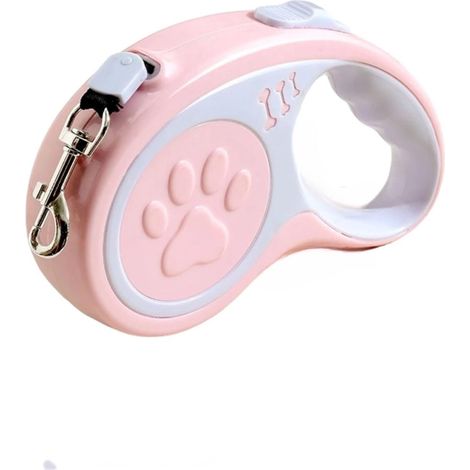 Laisse Rétractable Pour Chien - 3.5 Mètres Nylon - Frein Sécurité ABS - Petit Chien Jusqu'à 15kg (1/5)