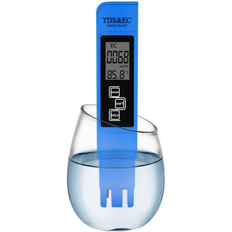 Online water quality tester PH meter high precision three-in-one ec tds analysis test pen water quality test pen, blue (1/5)