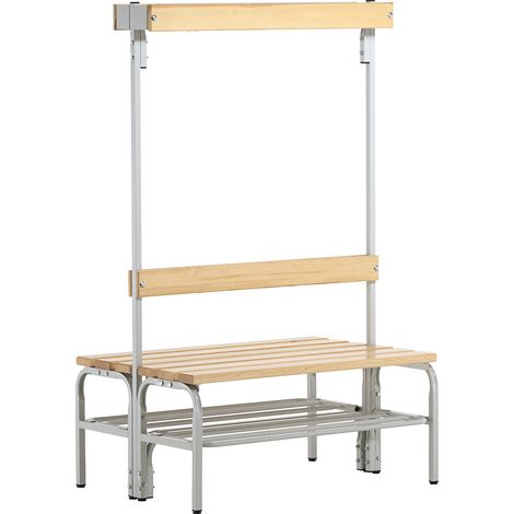 Sypro, Bancs avec portemanteaux pour vestiaires, double face, (1/4)
