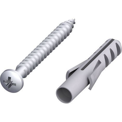 alfer Befestigungs-Set 4,0 x 45 mm Montageset Schrauben Dübel