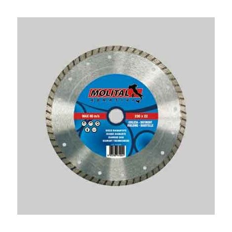 Disco diamantato universale molital diametro 115 mm