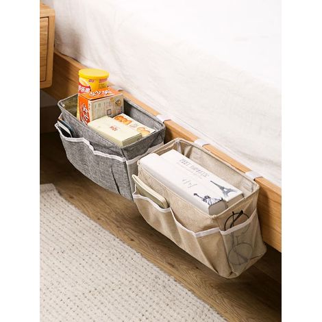 Tvättförvaringskorg pour divers ourlets gris foncé 31x12x17cm
