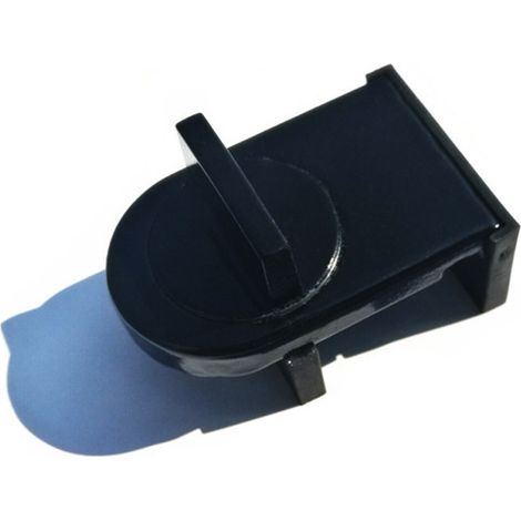 Lot de 2 verrous pour fenêtre coulissante, porte coulissante réglable, noir