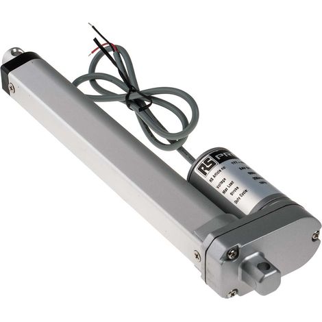 Actionneur linéaire électrique, RS PRO, 24V c.c., 500N, 14.6mm/s, 200mm ( Prix pour 1 ) (1/3)