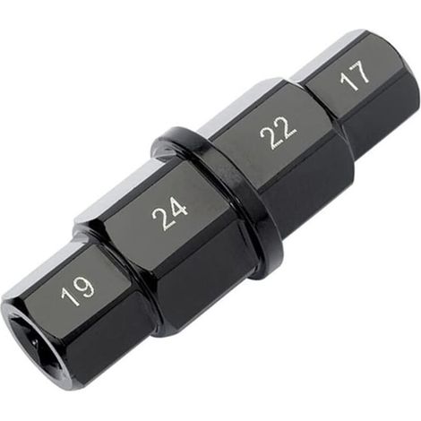 Chiave esagonale per asse moto, 17–24 mm, per la rimozione della ruota anteriore, chiave a bussola per Honda, Kawasaki, Suzuki
