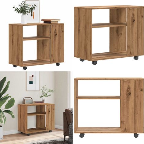 vidaXL Beistelltisch Artisan-Eiche 70x35x55 cm Holzwerkstoff (1/5)