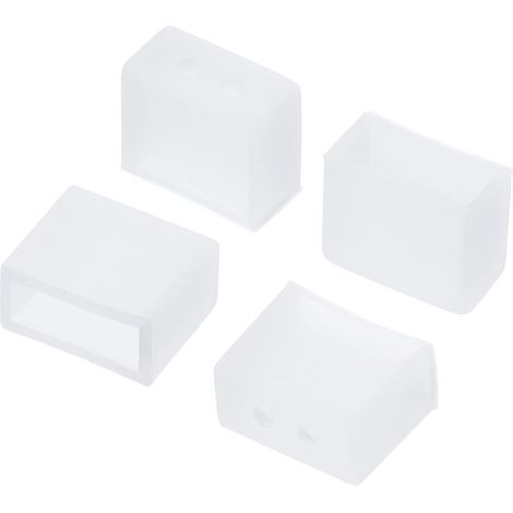 60 Paquet Silicone Terminal Capuchon Bouchon Couverture Transparent (1/5)