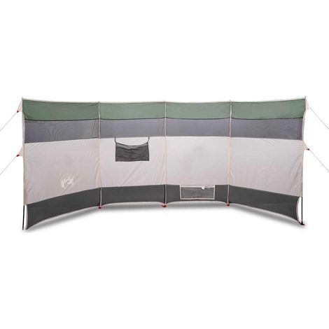 Brise-vent de camping vert 366x152x152 cm imperméable