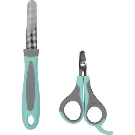 Coupe-ongles pour chat avec lime intégrée, outil de manucure pour animaux de compagnie en forme de croissant pour chat et chien (1/5)