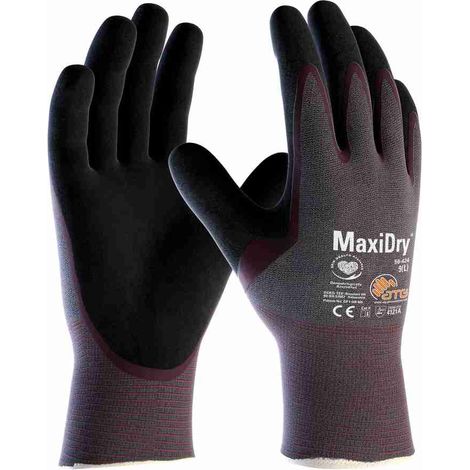 Guanti ATG da lavoro MaxiDry 56-424 - 6 (xs) - Viola (1/2)