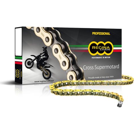 Chaine 420-RX3 - 126 Maillons Sans Joints Toriques - CROSS SUPERMOTARD