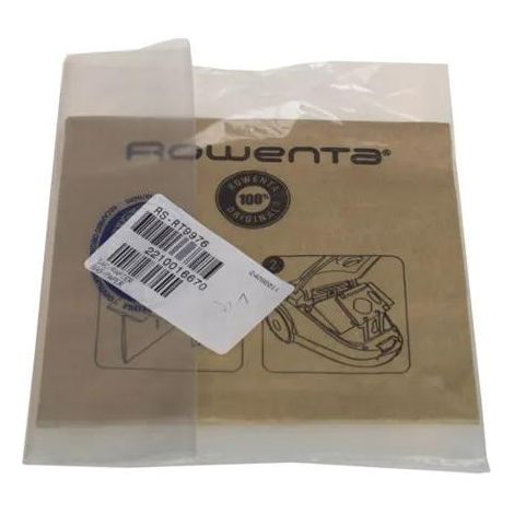 Bolsa aspiradora Rowenta RS RT9976 papel compatible