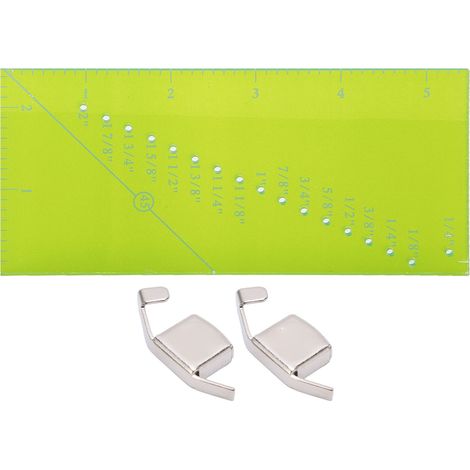 Guide Magnétique pour Couture avec Règle Perforée et Jauge de Mesure pour Machine à Coudre DIY (1/5)