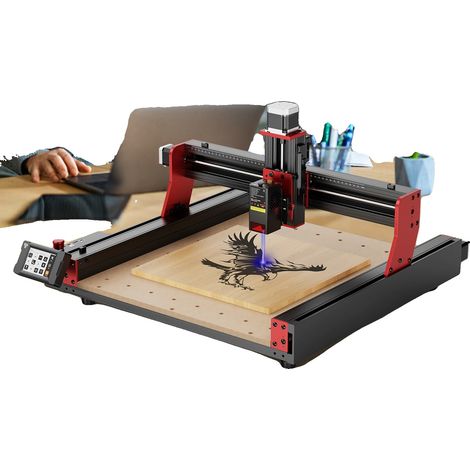 Tête Laser, 20W, 50x50x102mm, Précision de Gravure de 0,1mm, Vitesse du Ventilateur de 10000 RPM, Compatible avec LightBurn LaserGRBL (1/5)