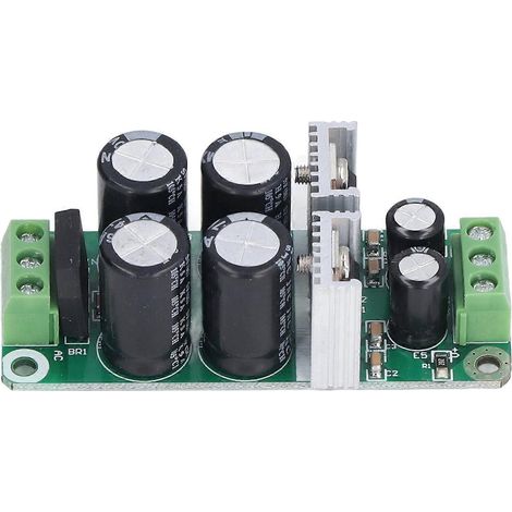 Filterplatine, Negativ-Positiv-Gleichrichter, Operationsverstärker, Dual-Spannungsregler, 12 V, 470 µF