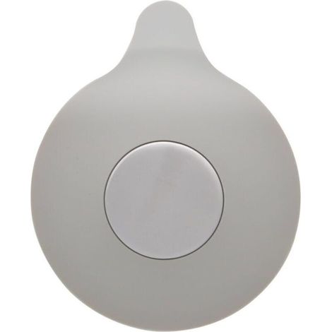 Bouchon de baignoire et d'évier en silicone gris, bouchon en caoutchouc, style design simple, adapté aux ensembles d'évier, cuisines, salles de bains, buanderies