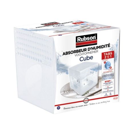 assorbitore di umidità Rubson absorbeur cube azione doppia odore (1/3)