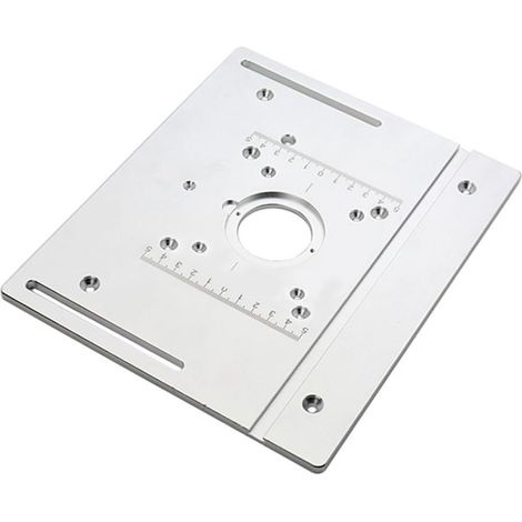 d insertion de table de toupie en alliage d aluminium CNC