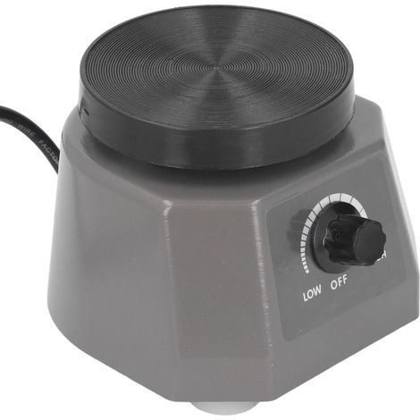 Oscillateur dentaire de 10 cm (4 pouces) pour laboratoire, agitateur de plâtre rond, machine de mélange, prise UE 220 V (1/5)