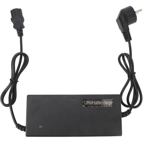 Chargeur de batterie lithium-ion 54,6 V 2 A pour vélo électrique et scooter électrique (prise UE 100-240 V)