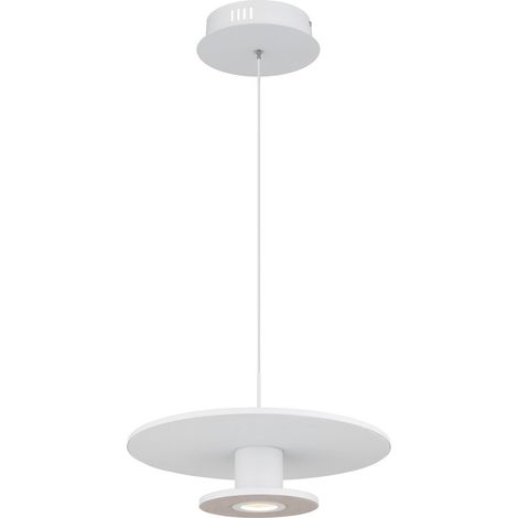 Globo - lámpara colgante - CARTER - blanco - metal - Ø 38cm - LED (1/5)