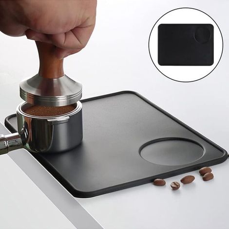 Silikon-Tampingmatte – die perfekte Tampermatte für alle Größen, Barista-Zubehör für Profis, Silikon-Unterlage für Siebträger, Cupping-Tablett (1/4)