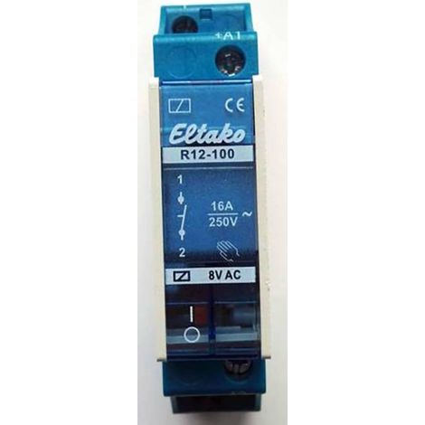 Eltako R12-110-8V relé 8 voltios 8 amperios
