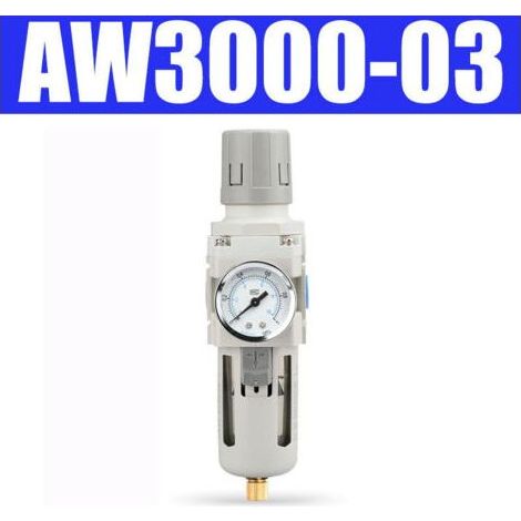 AW3000-03 Separador de aceite y agua, filtro de compresor de aire, procesador de fuente de aire (1/4)