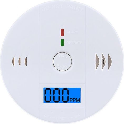 Nouveau détecteur de fumée et de monoxyde de carbone best-seller avec écran LCD (1/4)