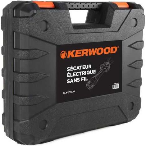 Mallette en plastique pour sécateur électrique sans fil Kerwood (1/2)