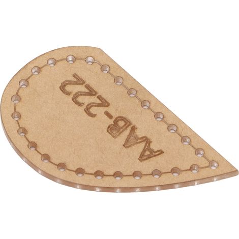 Gabarit en acrylique transparent et durable pour porte-clés et pendentifs décoratifs, idéal pour le patchwork et la confection de courtepointes.