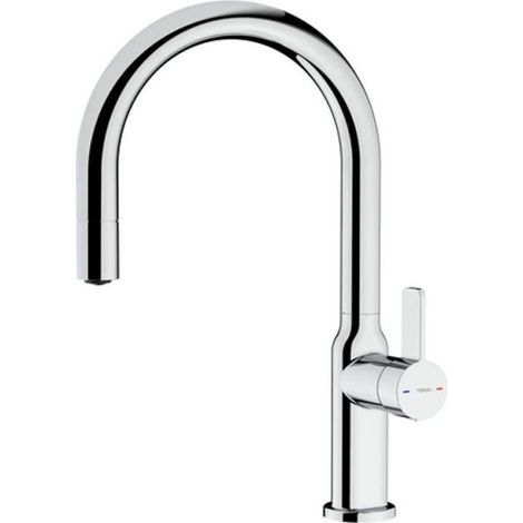 Teka Oval 9381 grifo de cocina plateado giratorio 360° (1/3)