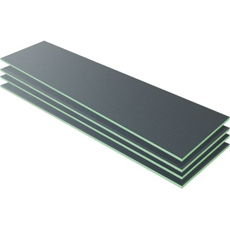 Pannello di Costruzione da Piastrellare in Estruso Polistrirene Rigido per l’Isolamento della Casa e del Bagno Dimensione 2500x600X25 mm (4 pezzi / set)
