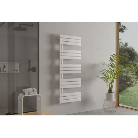 Design Badheizkörper Bernstein Handtuchwärmer D16W Weiß 160x50cm ohne Anschlussgarnitur (1/4)