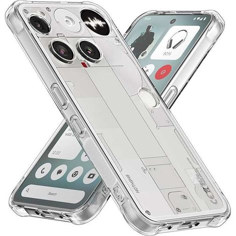 Coque arrière de protection transparente en TPU pour iPhone 3 (1/3)