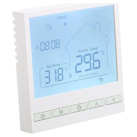 Thermostats intelligents Thermostat de Chauffage Thermostat d'ambiance Thermostat WiFi Thermostat pour Le Chauffage de l'eau Chauffage au Sol Compatible avec Alexa, Google 3A TOL47 (1/5)