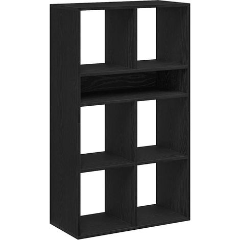 Maison Exclusive - Bücherregal Schwarz 66x31x112 cm Holzwerkstoff